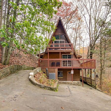 Gatlinburg A-Frame Home With Hot Tub Near Parkway Dış mekan fotoğraf